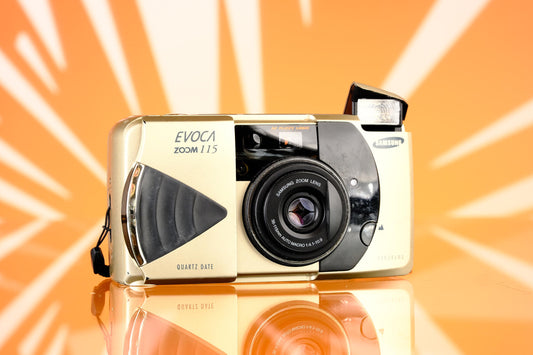 Samsung Evoca Zoom 115 35mm Point and Shoot Camera