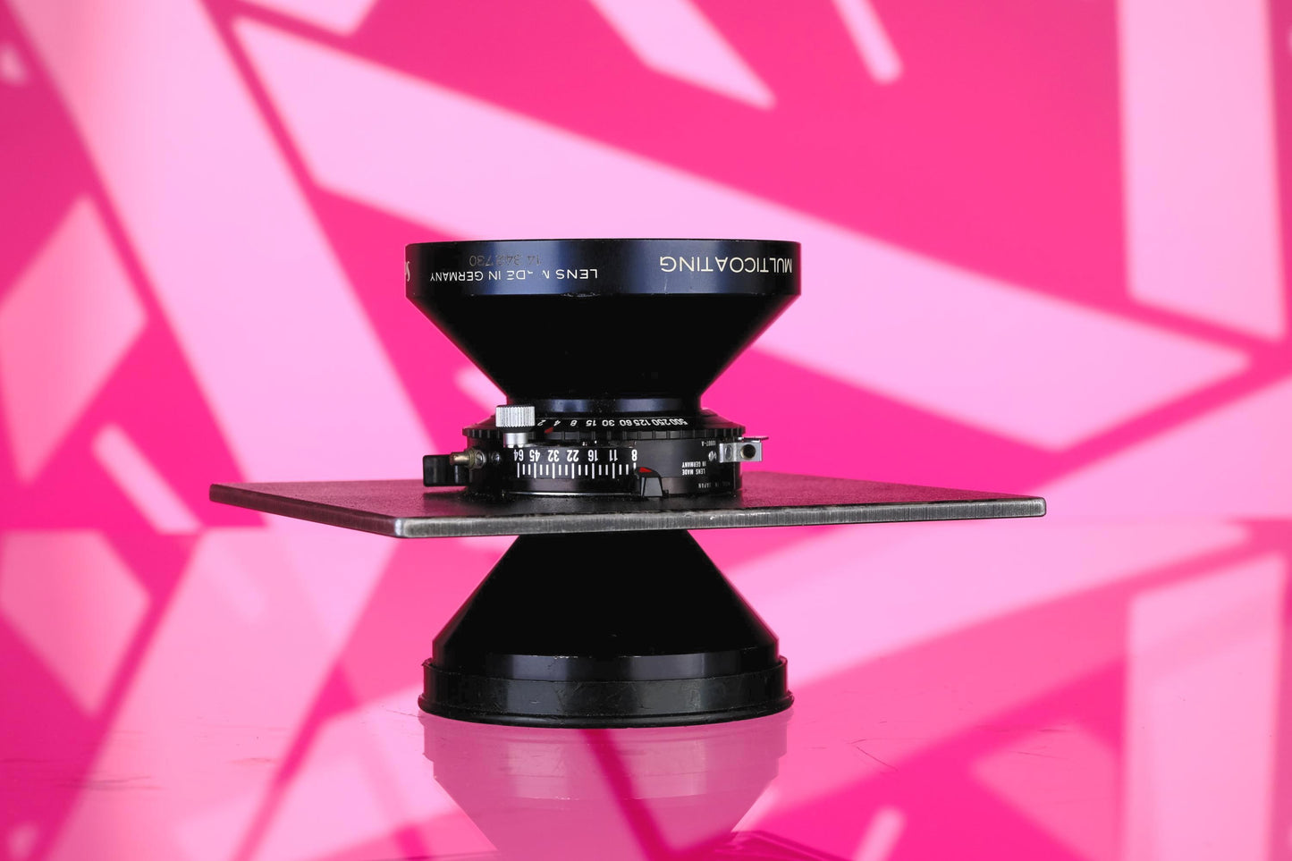 Schneider Kreuznach Super Angulon 120mm f/8.0 MC 8x10 Large Format Lens w/ Copal 0 Shutter, Horseman lens Board