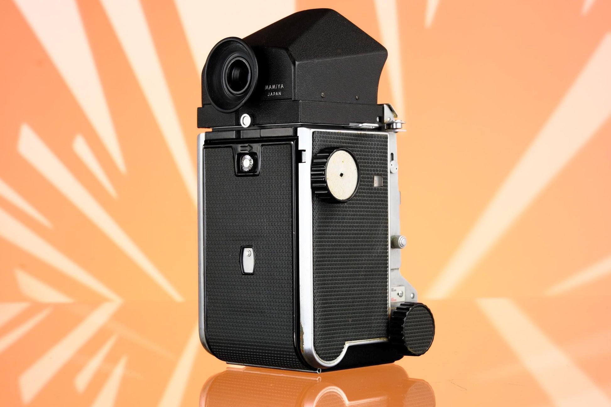 Mamiya C22 TLR + 80mm f/2.8 and Prism Viewfinder