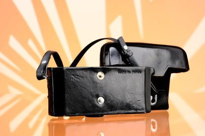 Canon FTb Leather Camera Case + Half Case w/ Strap OEM Vintage