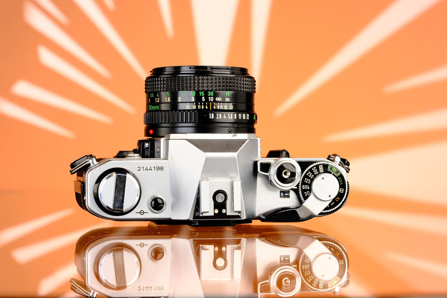 Canon AE-1 35mm SLR + 50mm f/1.8 Lens