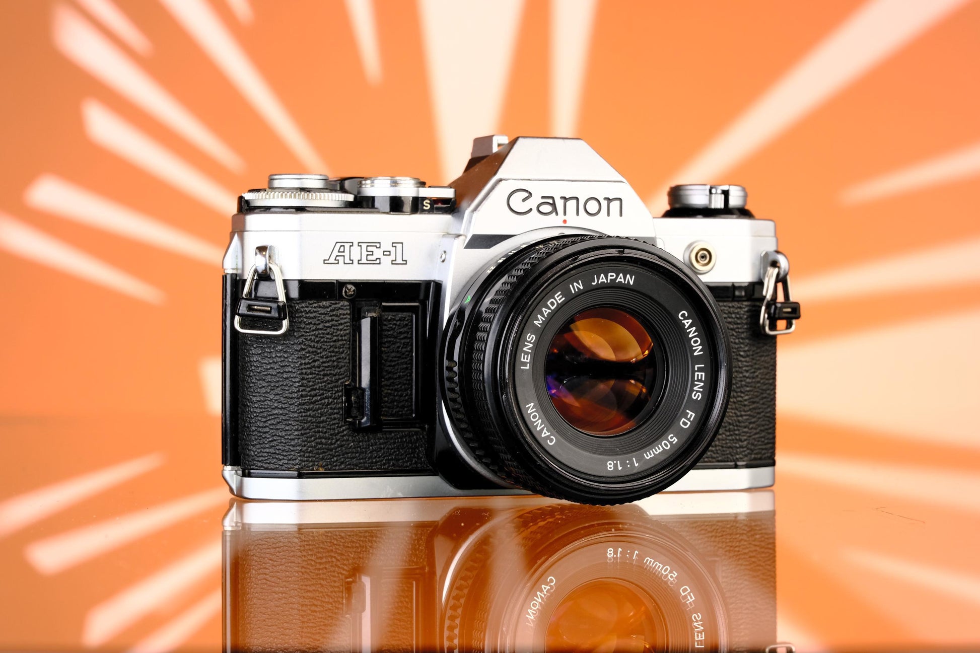 Canon AE-1 35mm SLR + 50mm f/1.8 Lens