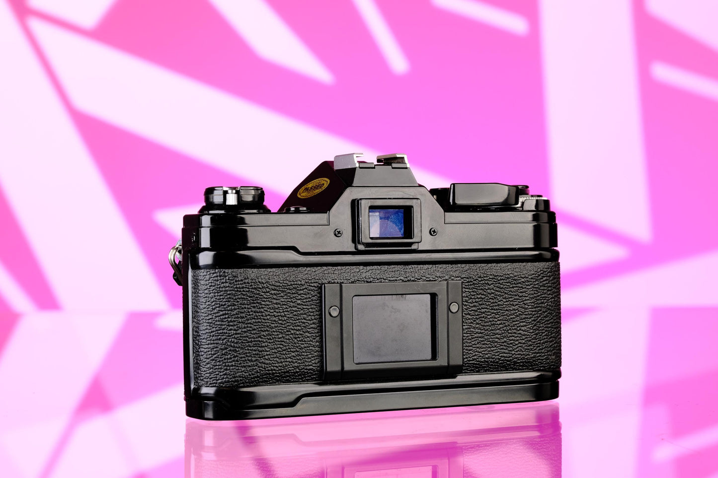 Canon Ae-1 Black 35mm SLR + 50mm f/1.4 nFD Lens