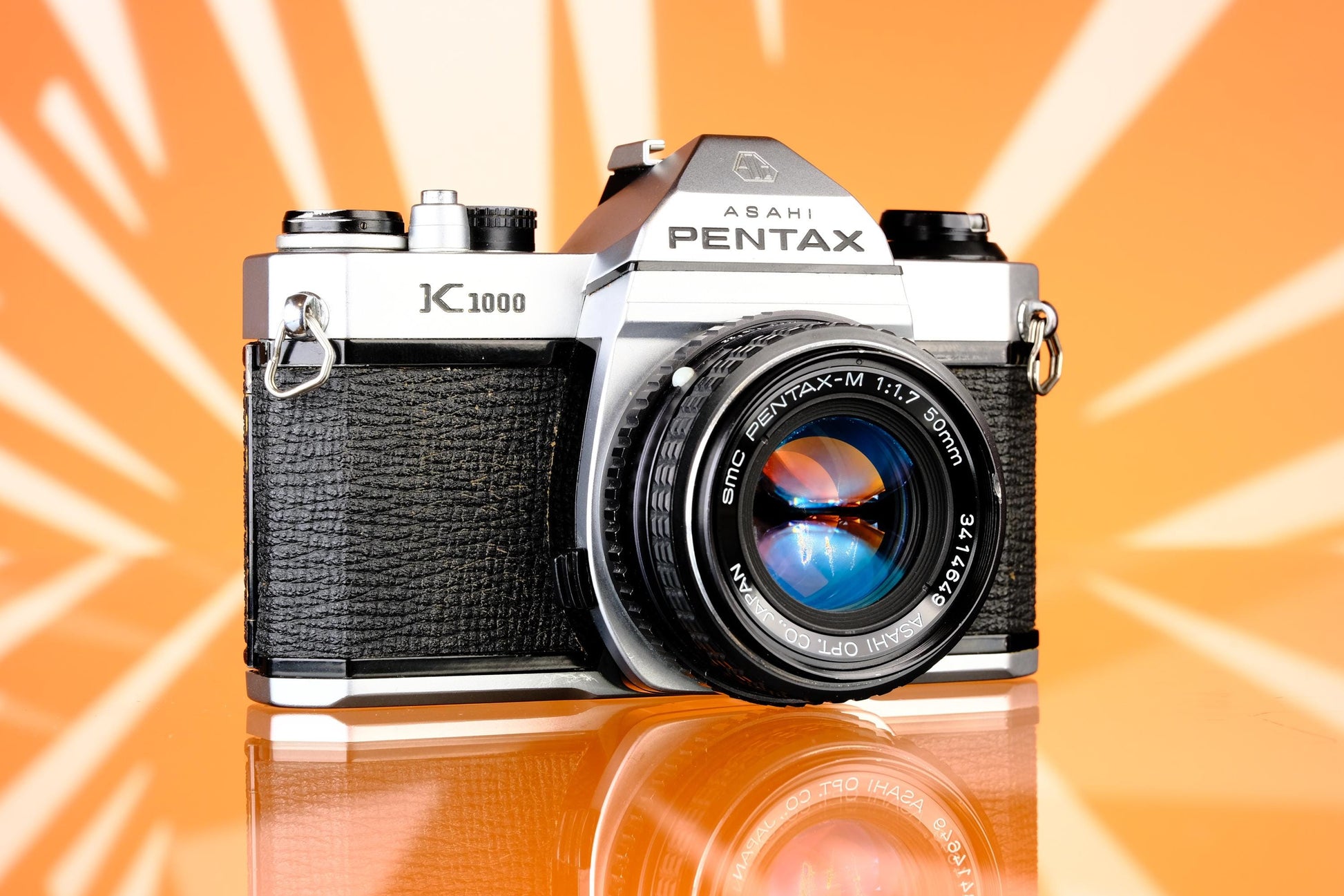 Pentax K1000 35mm SLR Film Camera + 50mm F/1.7