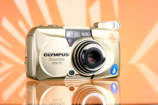 Olympus Stylus Epic Zoom 170 35mm Point and Shoot Camera