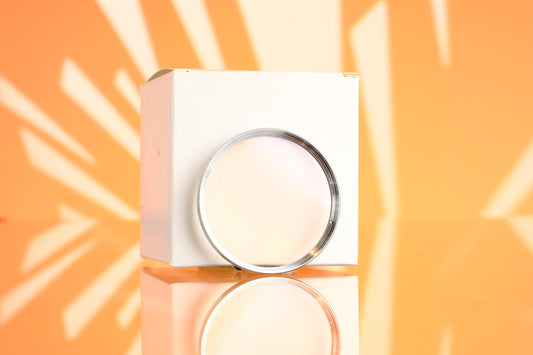 Yashica Skylight 1A Filter Chrome Ring - 55mm