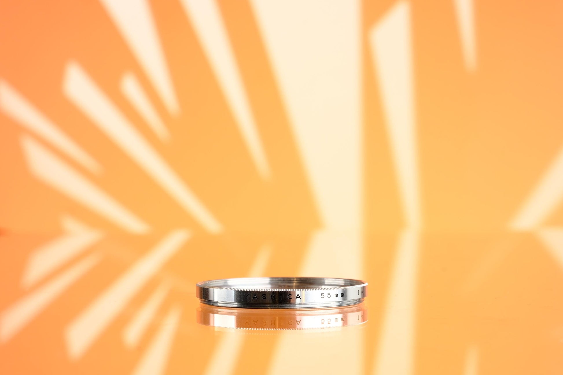 Yashica Skylight 1A Filter Chrome Ring - 55mm