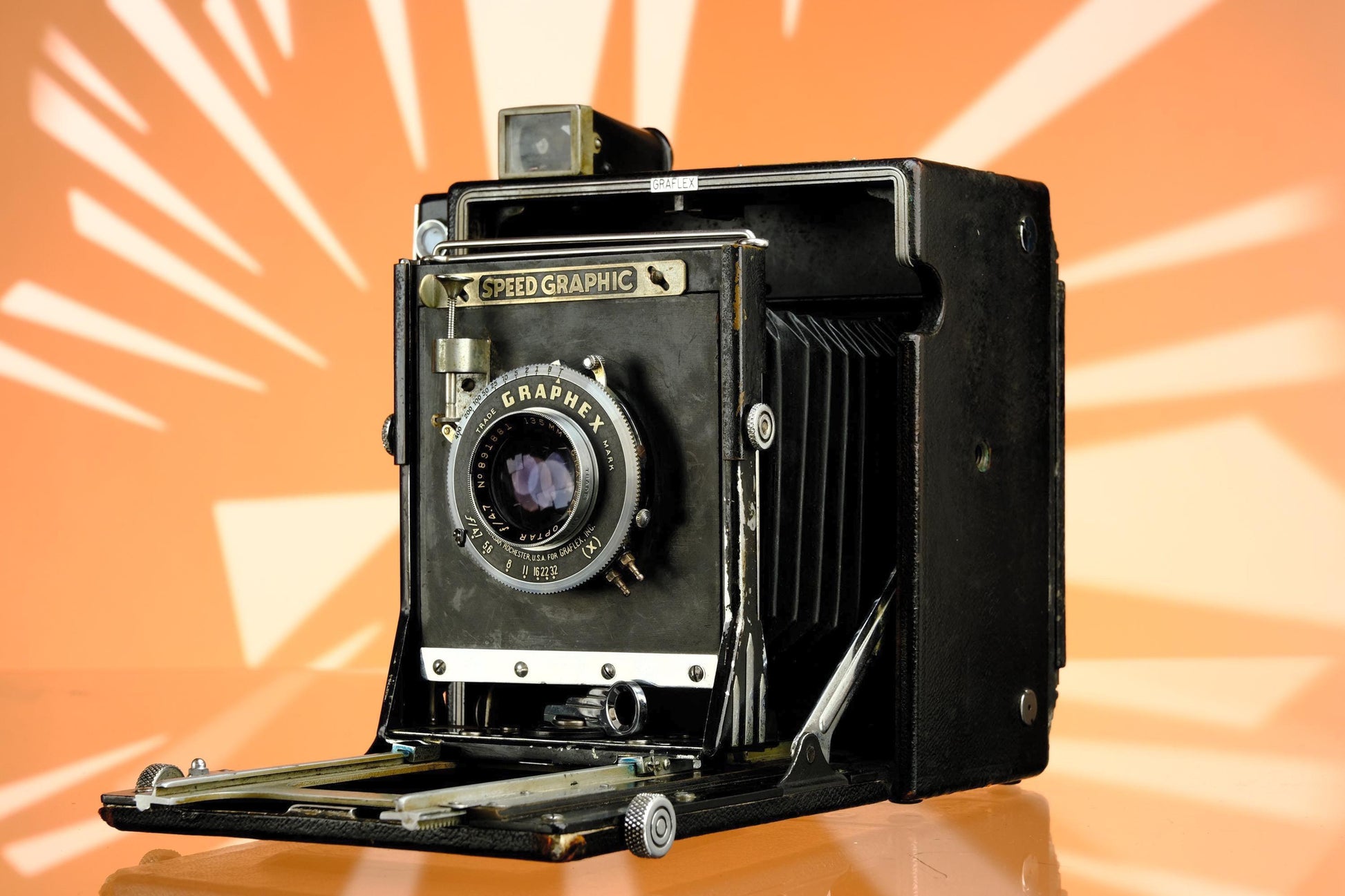 Graflex Speed Graphic + Graflex Optar 135mm f/4.7