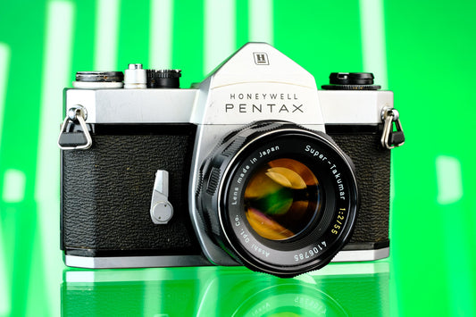 Pentax Honeywell SL 35mm SLR Film Camera + 55mm F/2 Lens