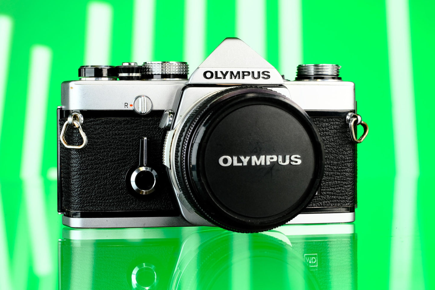 Olympus OM-1 35mm SLR Film Camera + 50mm f/1.8 Lens