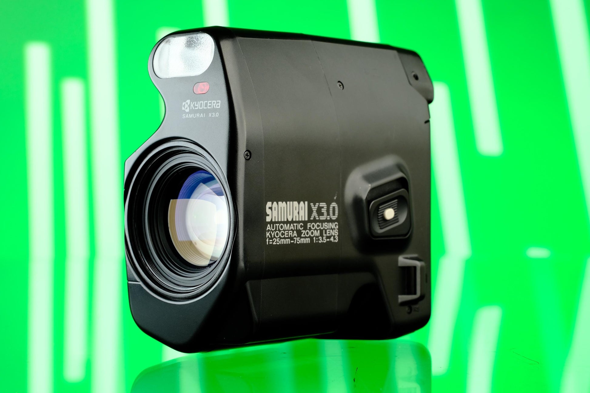 Kyocera Samurai X3.0 Half Frame 35mm Camera