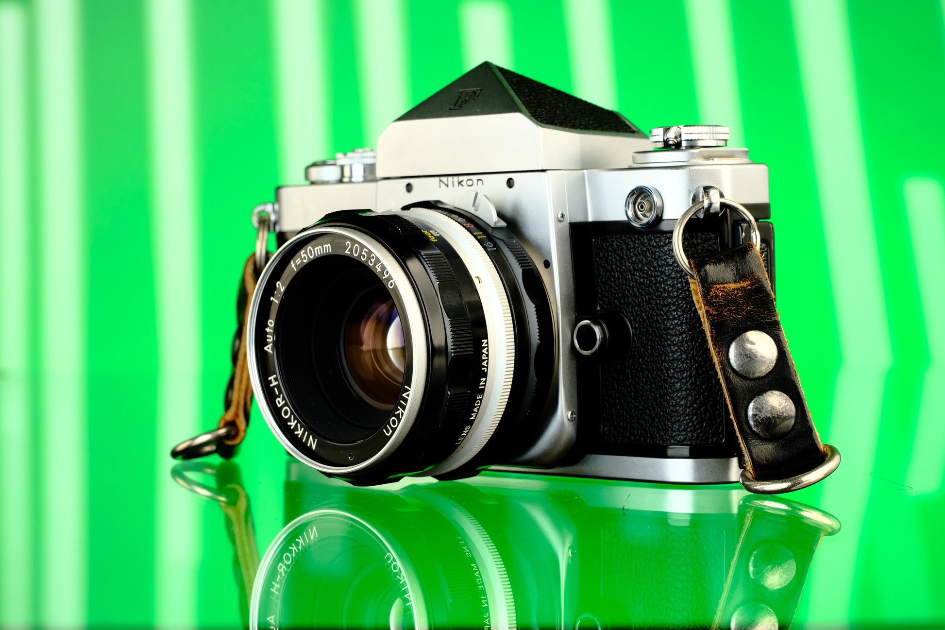Nikon F2 w/Meterless Prism 35mm SLR Camera + 50mm f/2 Nikkor H Lens