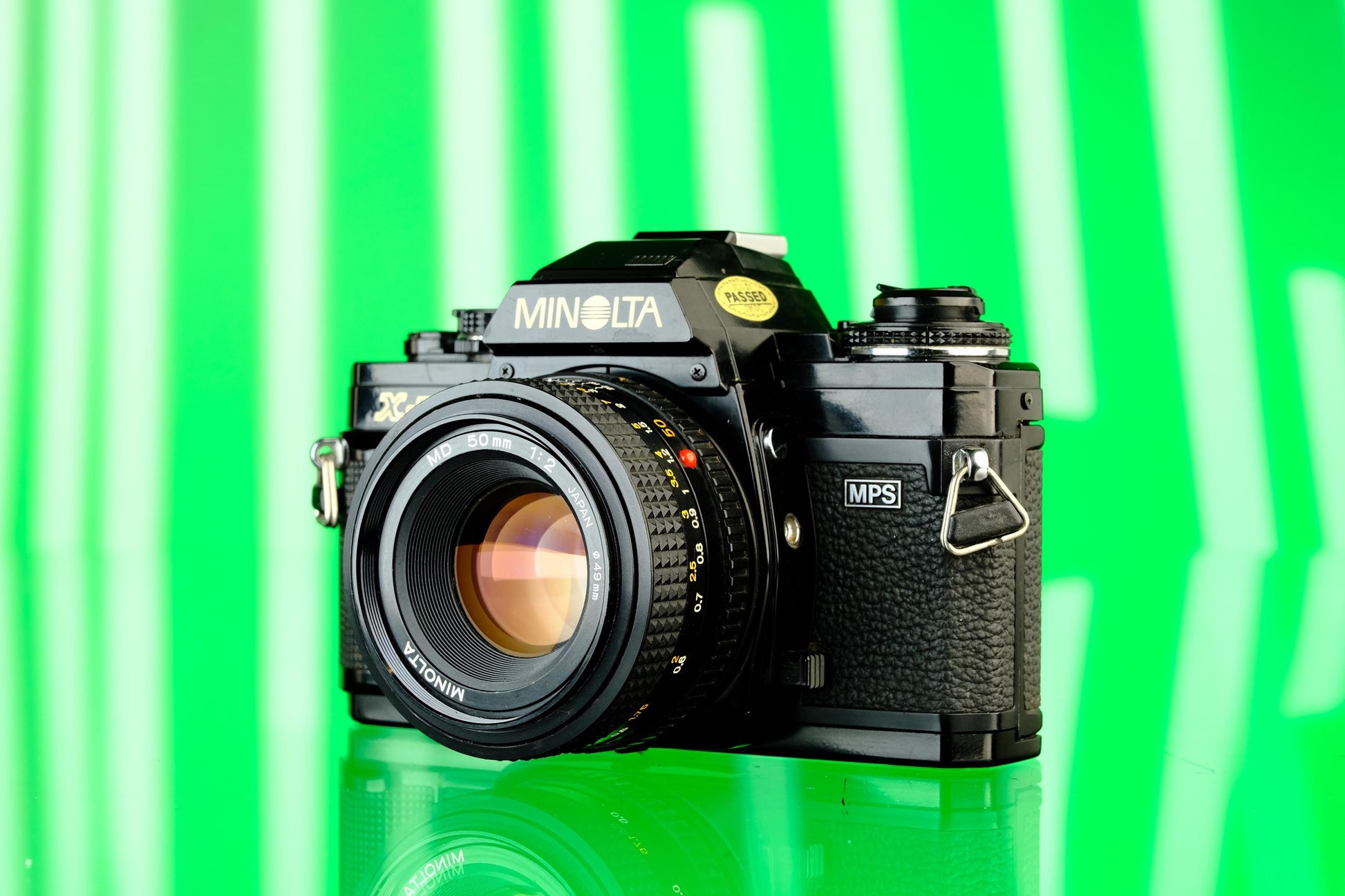 Minolta X700 35mm SLR + 50mm f/2.0 Lens Tested Working!