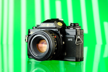 Minolta X700 35mm SLR + 50mm f/2.0 Lens Tested Working!