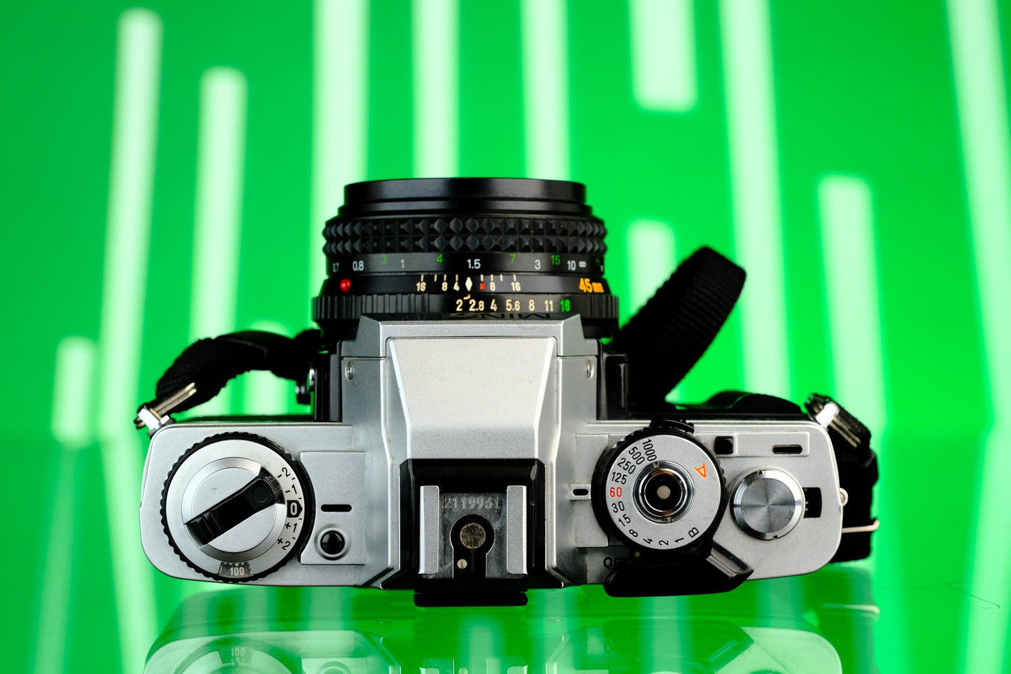 Minolta XG-M 35mm SLR + 45mm f/2.0 Lens