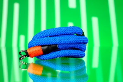 Blue Nylon Rope Camera Strap