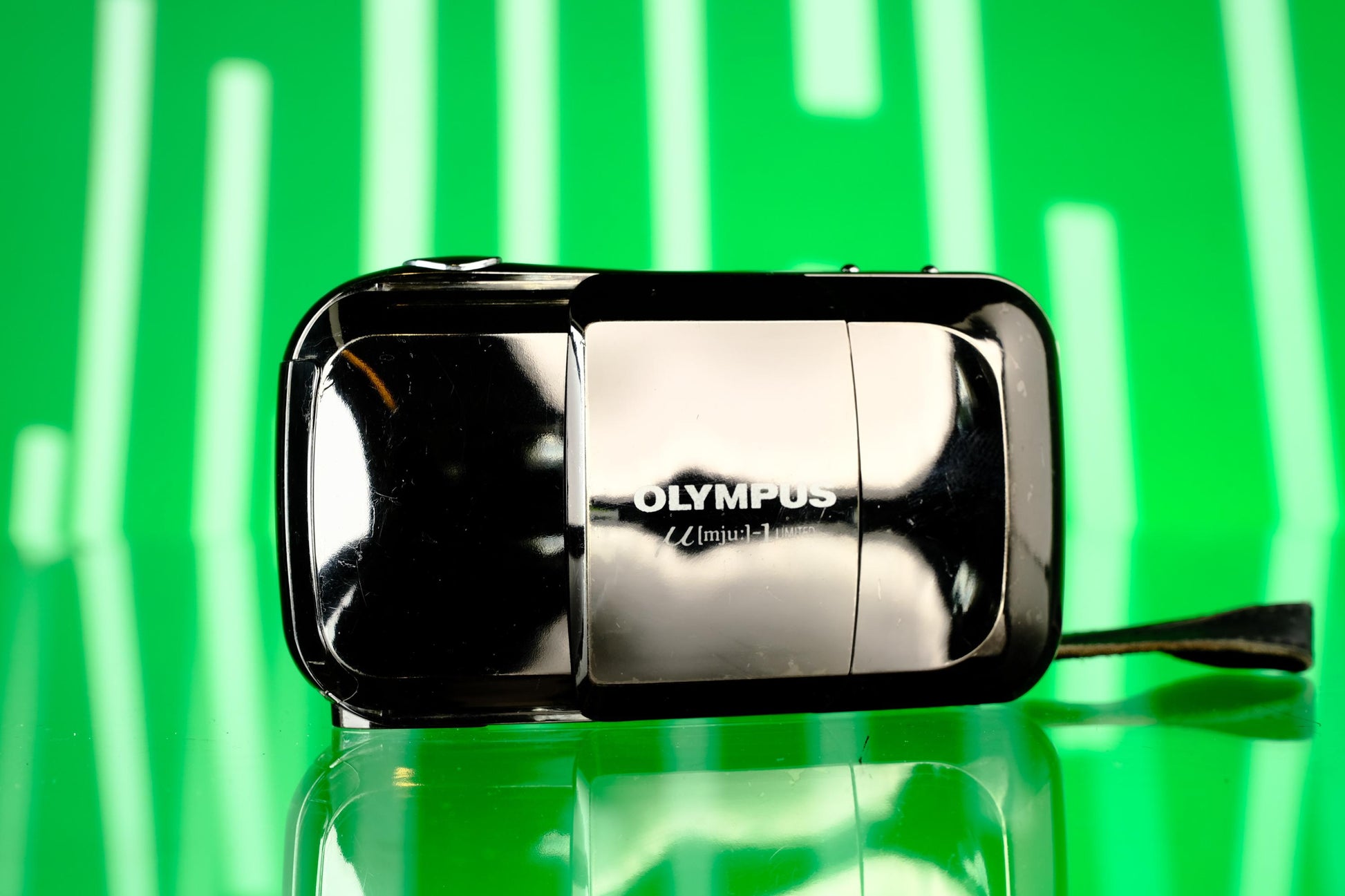 Olympus mju I 35mm Point and Shoot Camera - Limited Chrome Edition