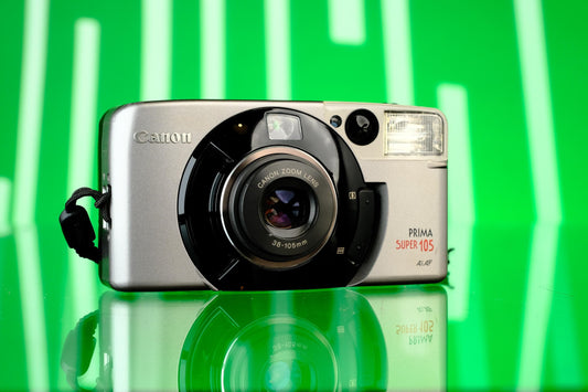 Canon Prima Super 105 35mm Point and Shoot Camera
