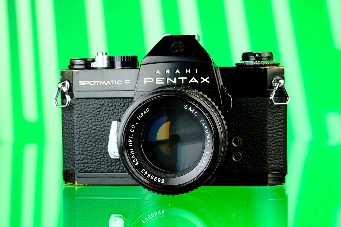 Pentax Spotmatic F 35mm SLR Film Camera + SMC 50mm f/1.4 Lens