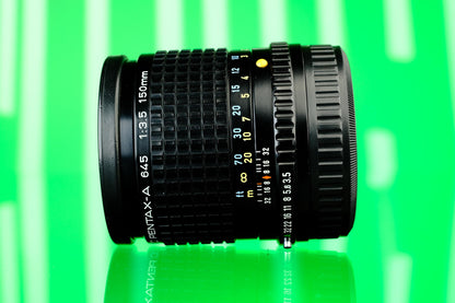 Pentax SMC-A 645 150mm f/3.5 Telephoto Prime Lens