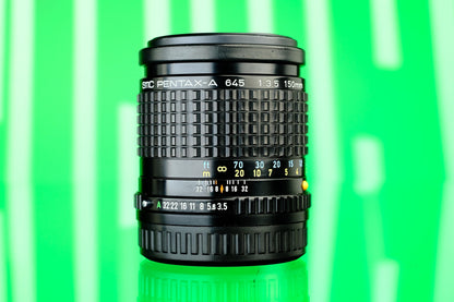 Pentax SMC-A 645 150mm f/3.5 Telephoto Prime Lens
