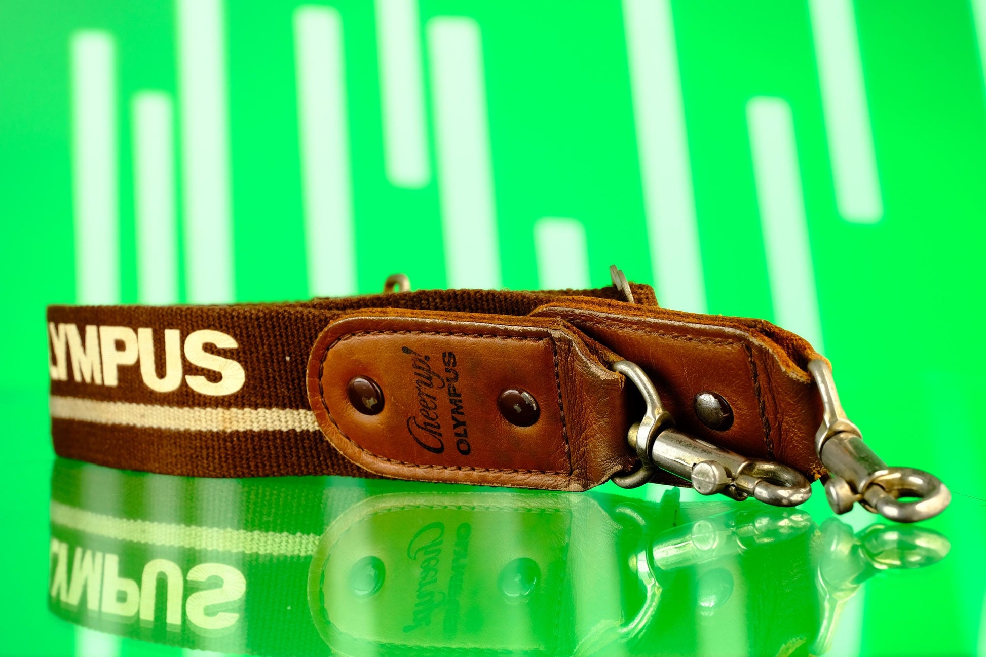 Olympus Vintage "Cheer Up" Camera Strap