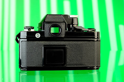 Nikon F2A Black Paint DP-11 Finder 35mm SLR + 50mm f/1.4 Lens