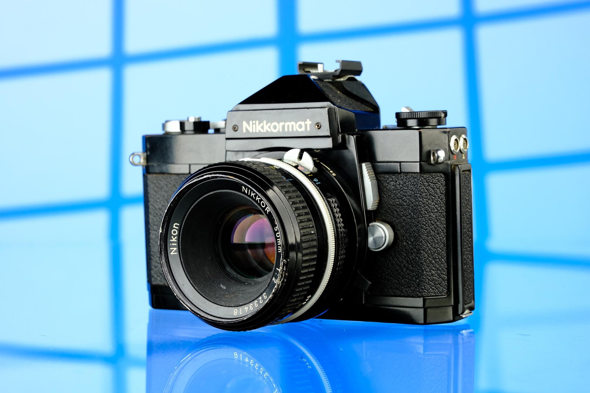Nikon Nikkormat 35mm SLR Film Camera + Nikon 50mm F/2 Pre AI