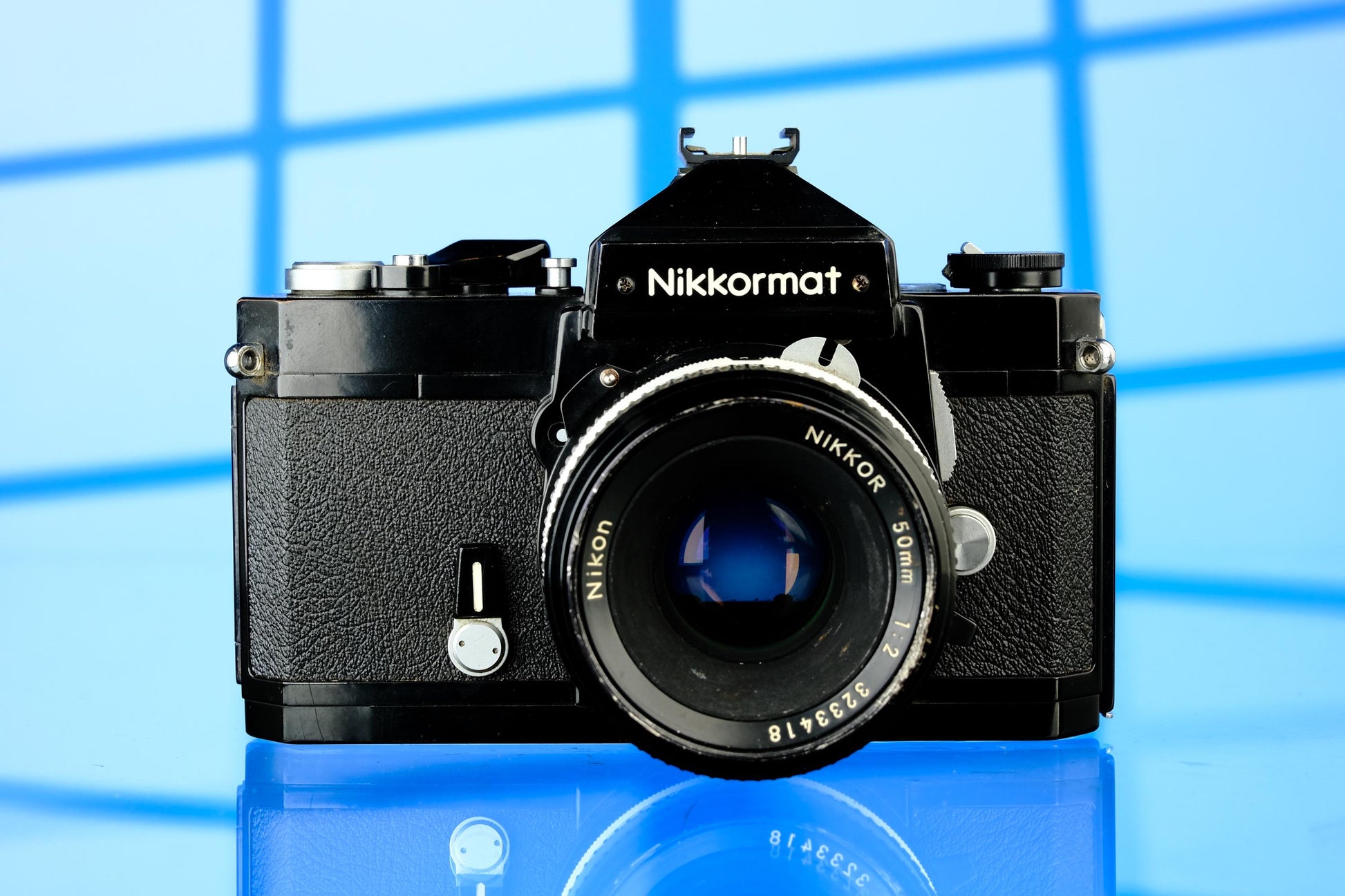 Nikon Nikkormat 35mm SLR Film Camera + Nikon 50mm F/2 Pre AI