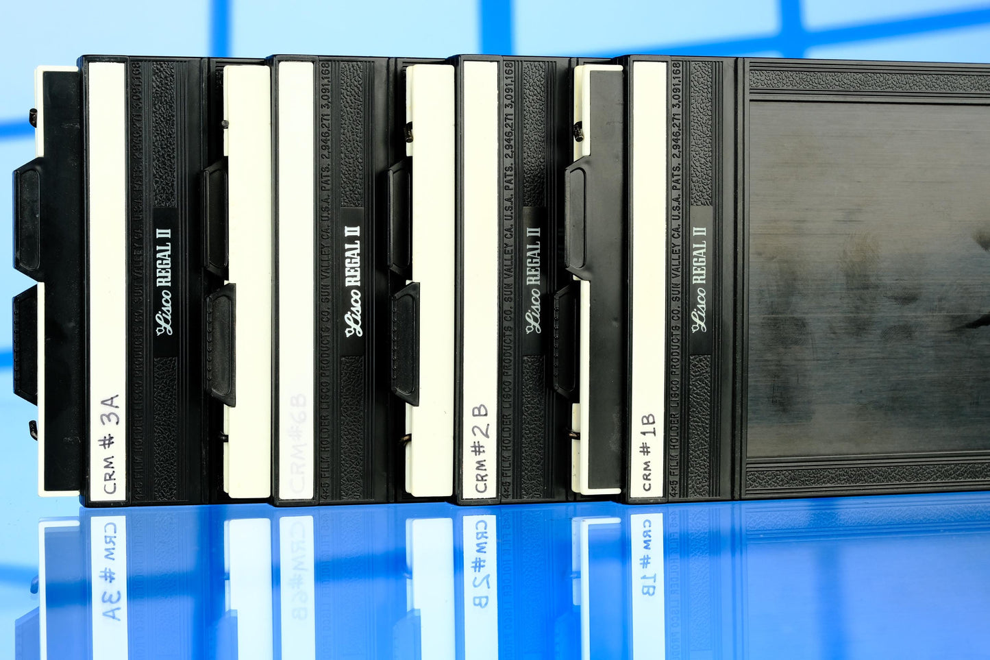 Lisco Regal II 4x5 Sheet Film Holders Set of 4