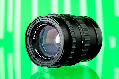 Rollei Zeiss Sonnar 150mm HFT PQS Telephoto Prime Lens for SLX/6000 Mount
