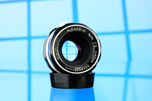 Nikon Nikkor H Auto 50mm f/2.0 Pre Ai Lens