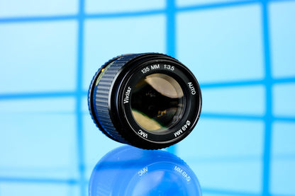 Vivitar 135mm VMC Auto Telephoto Prime Lens Pentax K Mount