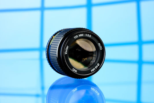 Vivitar 135mm VMC Auto Telephoto Prime Lens Pentax K Mount
