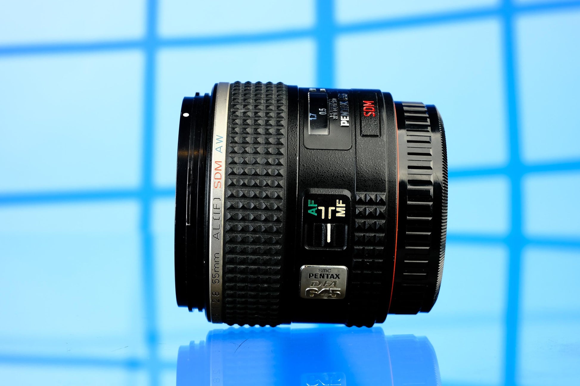 Pentax SMC D FA 55mm F2.8 al [IF] sdm aw Wide Angle Prime Lens 645 Mount