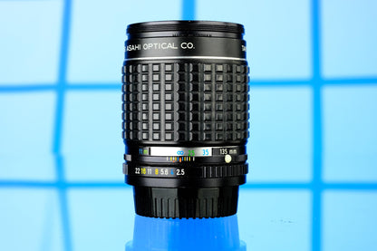 Pentax Asahi Takumar 135mm f/2.5 Pentax K Mount Telephoto Prime Lens