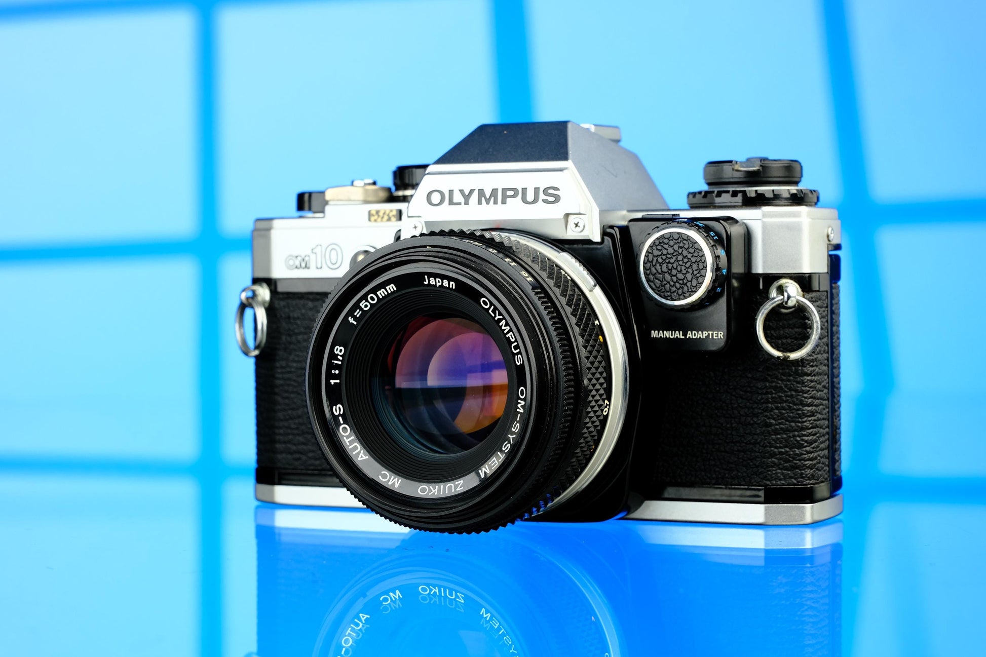 Olympus OM-10 35mm SLR + 50mm f/1.8 Zuiko MC Lens