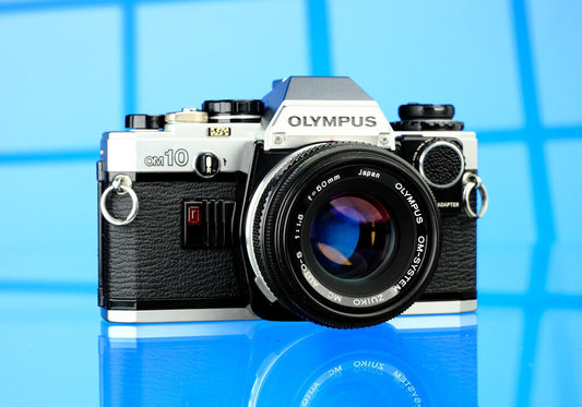 Olympus OM-10 35mm SLR + 50mm f/1.8 Zuiko MC Lens