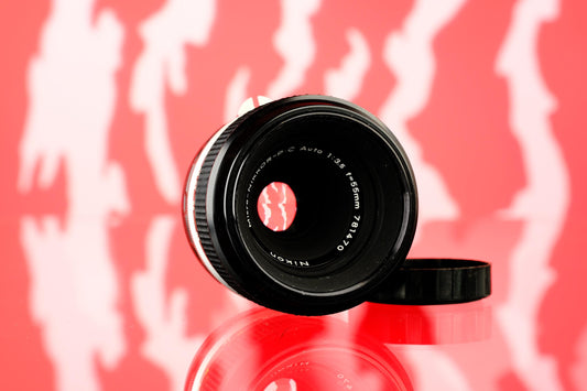 Nikon Micro-Nikkor-P 55mm f/3.5 Macro Pre Ai lens F Mount