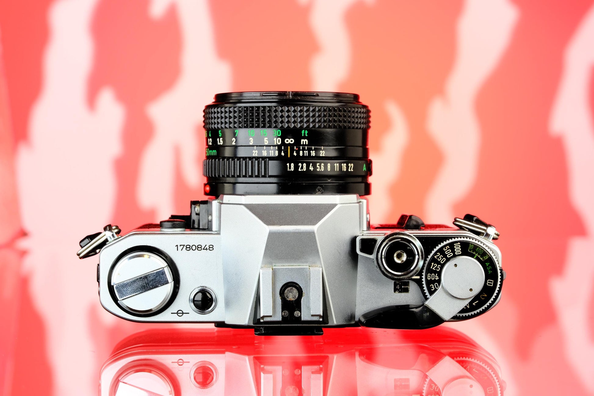 Canon AE-1 35m SLR + 50mm f/1.8 Lens