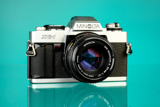 Minolta XG-1 35mm SLR + Rokkor X 50mm f/1.7