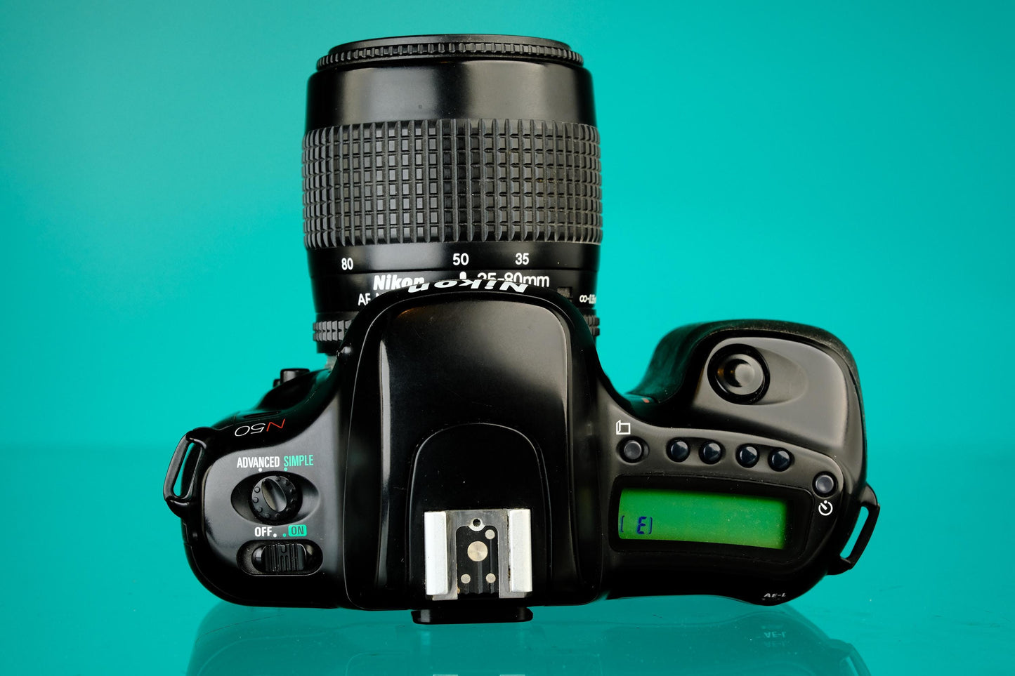 Nikon N50 35mm SLR Film Camera + Nikon 35-80mm F/4-5.6