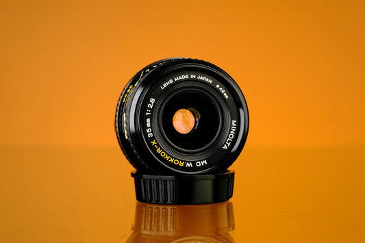 Minolta MD W.Rokkor X 35mm f/2.8 Wide Angle Lens