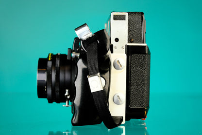 Koni Omega Rapid 100 Rangefinder Film Camera + 90mm f/3.5 Super Omegon Lens