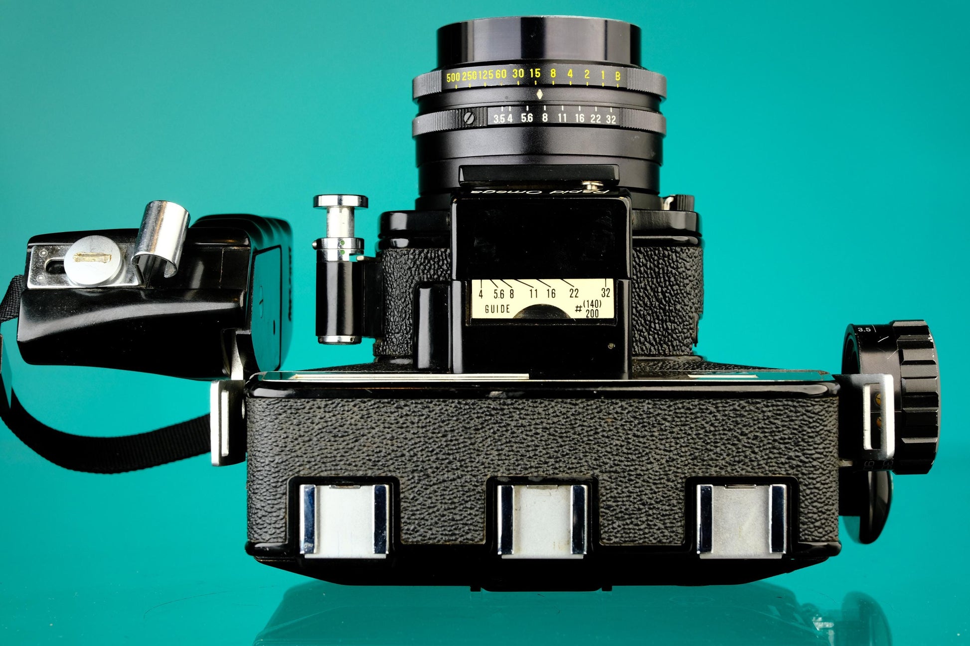 Koni Omega Rapid 100 Rangefinder Film Camera + 90mm f/3.5 Super Omegon Lens