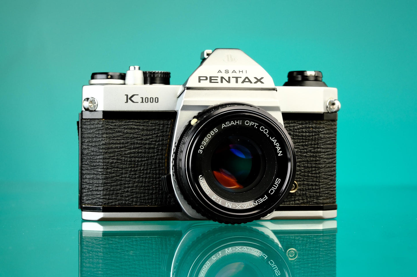 Pentax K1000 35mm SLR Film Camera + Pentax M 50mm f/2 K Lens