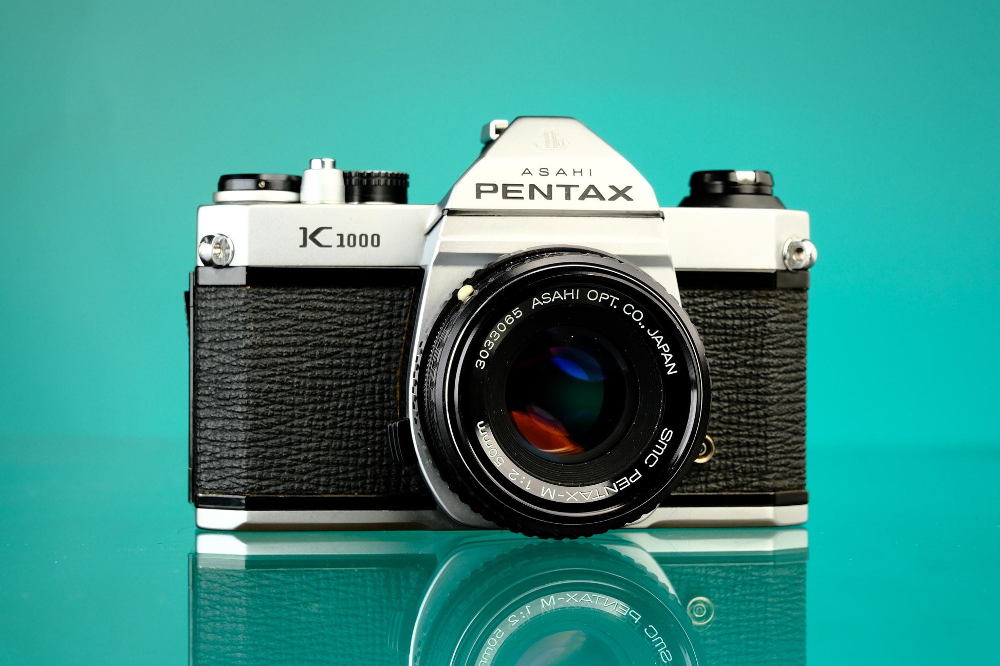 Pentax K1000 35mm SLR Film Camera + Pentax M 50mm f/2 K Lens