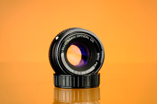 Pentax SMC M 50mm f/2.0 PK K Mount Lens