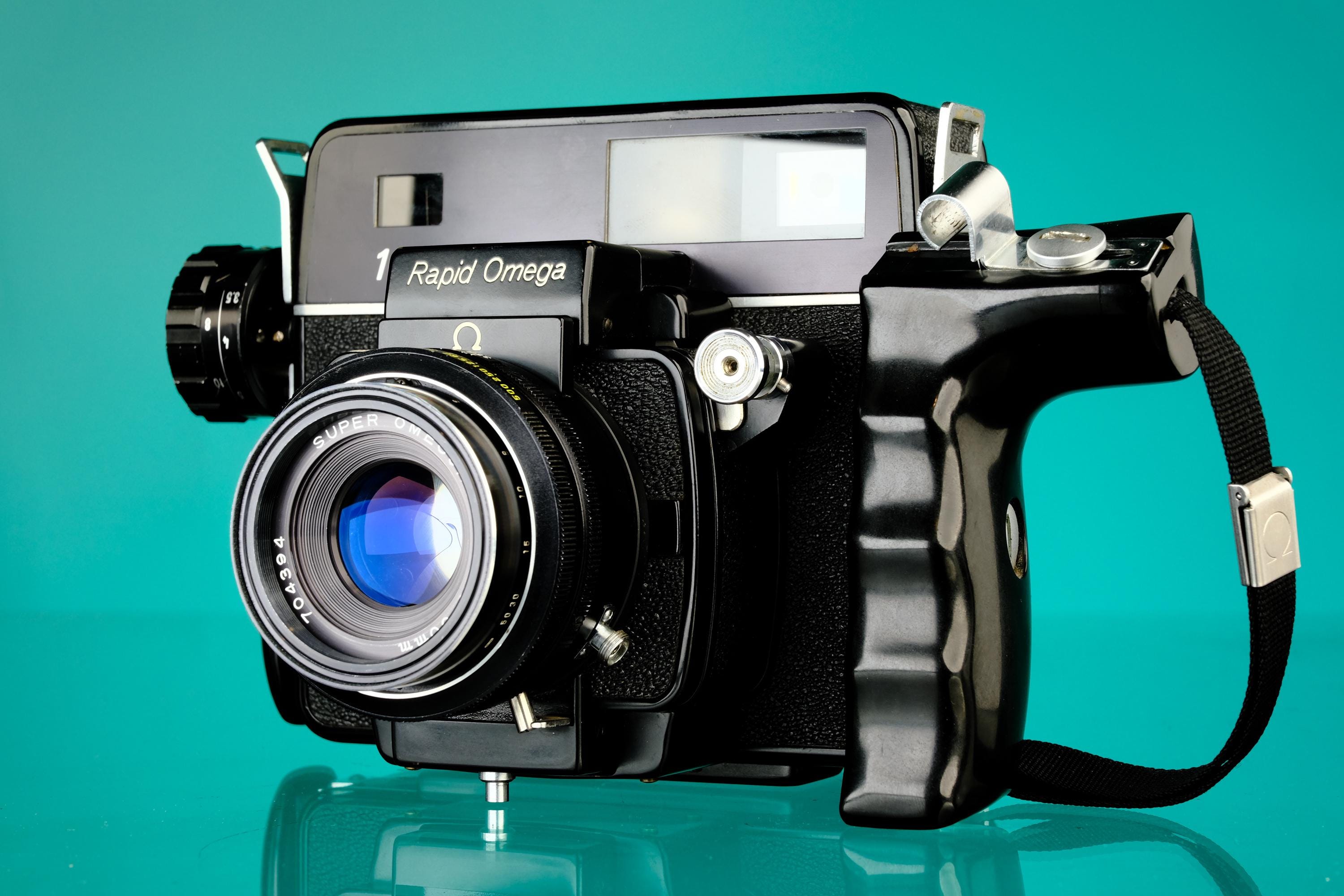 Koni Omega Rapid 100 Rangefinder Film Camera + 90mm f/3.5 Super