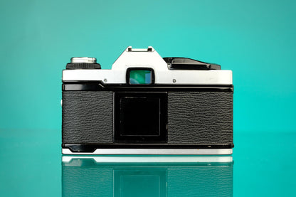 Olympus OmG 35mm SLR w/ Olympus 50mm f/3.5 Auto-Macro OM Mount Lens